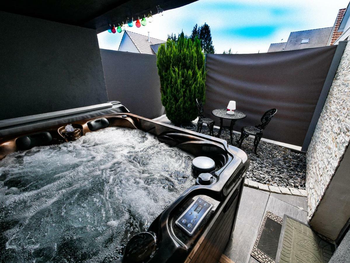 Gites Spa Strasbourg - Studio Romantique, Jacuzzi, Sauna, Terrasse Privee Furdenheim Zewnętrze zdjęcie